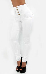 LAST ONE 17322 Maripily High Waist Skinny Jean - Pompis Stores