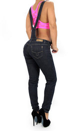 LAST ONE 17342 Maripily Denim Overall - Pompis Stores