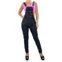 LAST ONE 17342 Maripily Denim Overall - Pompis Stores