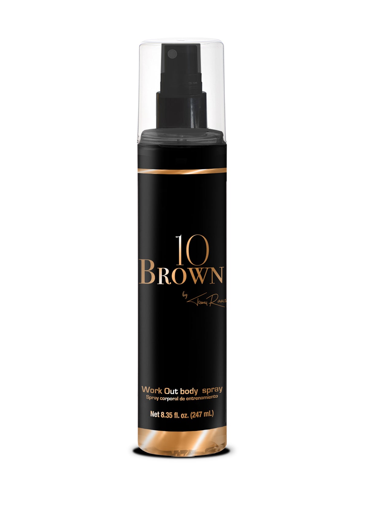 10-BROWN-247ML Splash de Hombre 8.35oz By Tommy Ramos