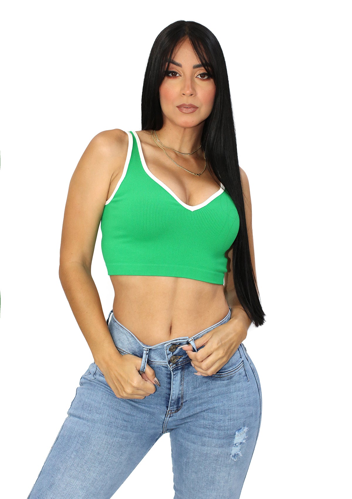ANW-54987 Green Top de Mujer