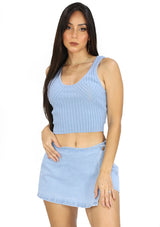 ANW8788 Blue Top de Mujer