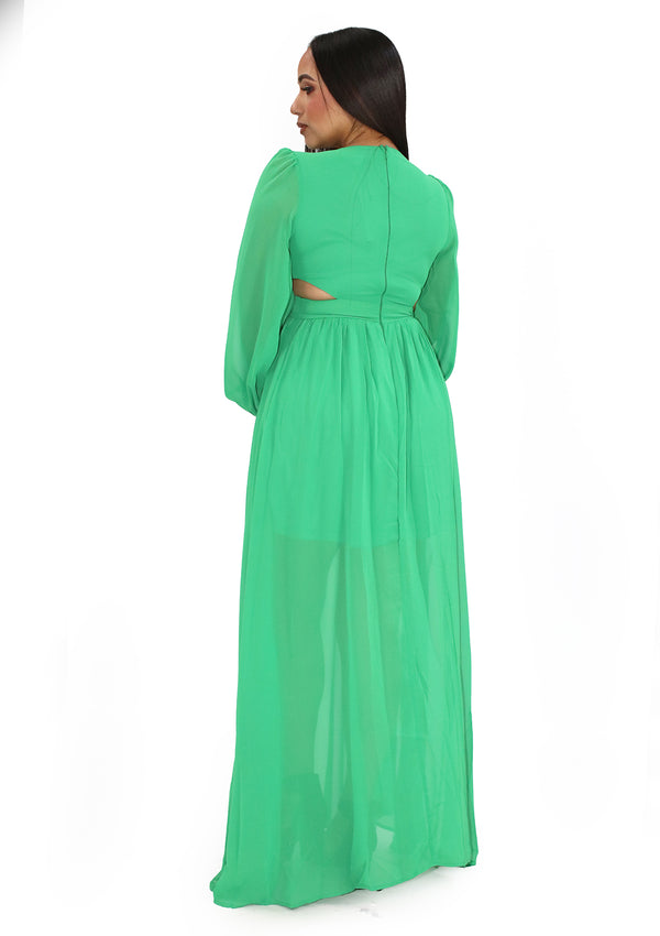 BF-HD-2135 Green Maxi Traje de Mujer