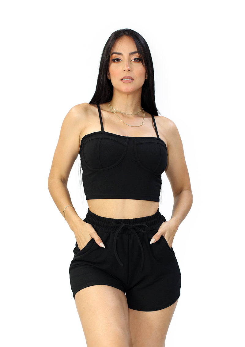 CA-BTP-5533 Black Set de Mujer