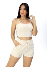 CA-BTP-5533 Cream Set de Mujer