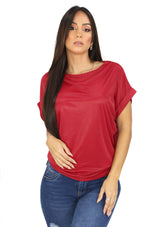 CHT23746 Dark Cherry Top de Mujer