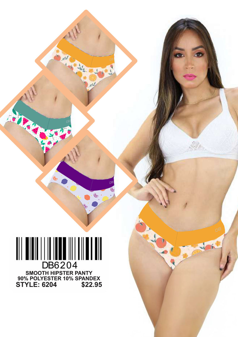 DB-6204 Smooth Hipster Panty by Dear Body