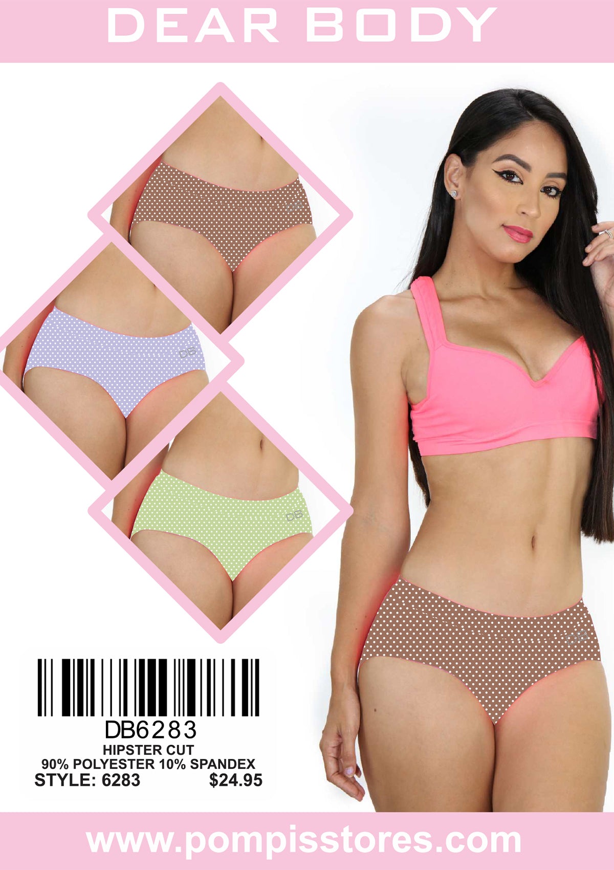 DB-6283 Hipster Cut by Dear Body