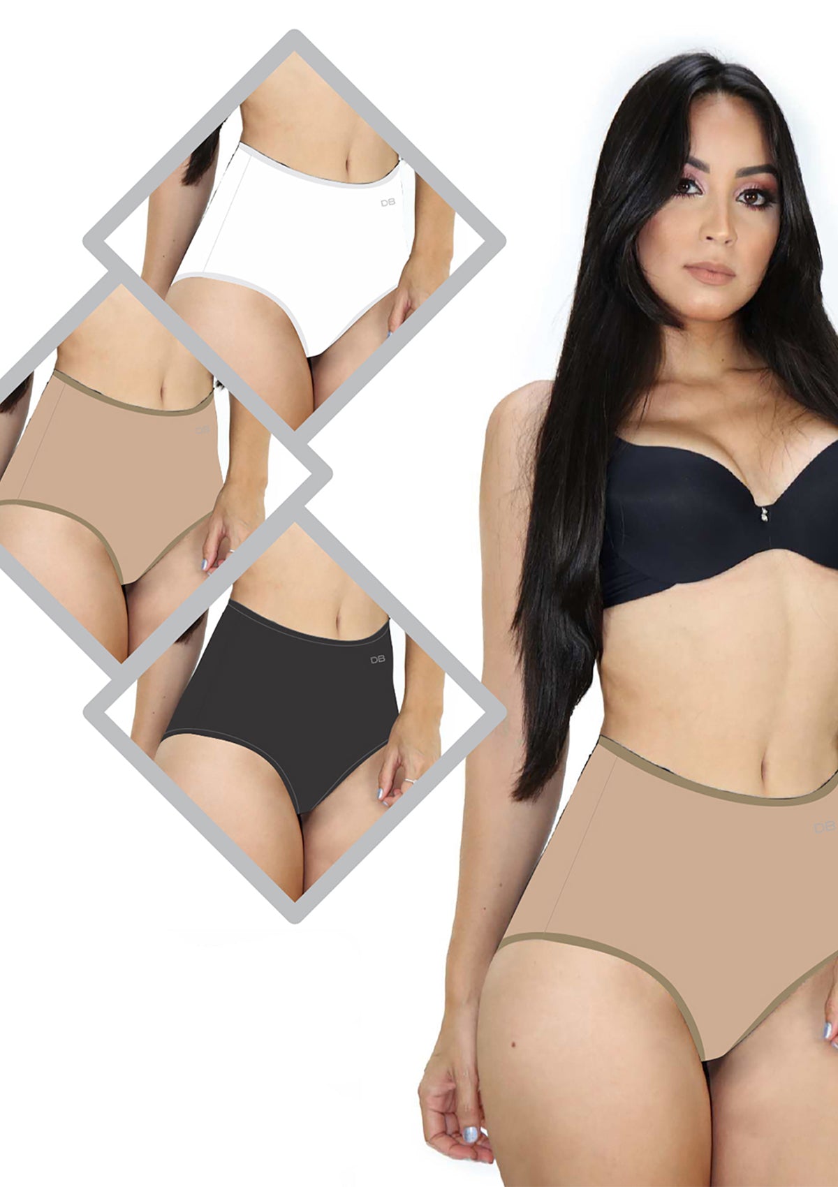 DB-6288 High Waist Panty by Dear Body