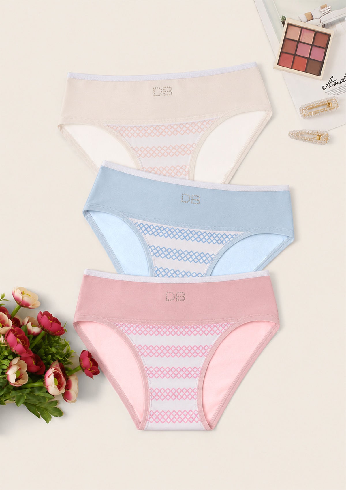 DB-6296 High Waist Panty by Dear Body
