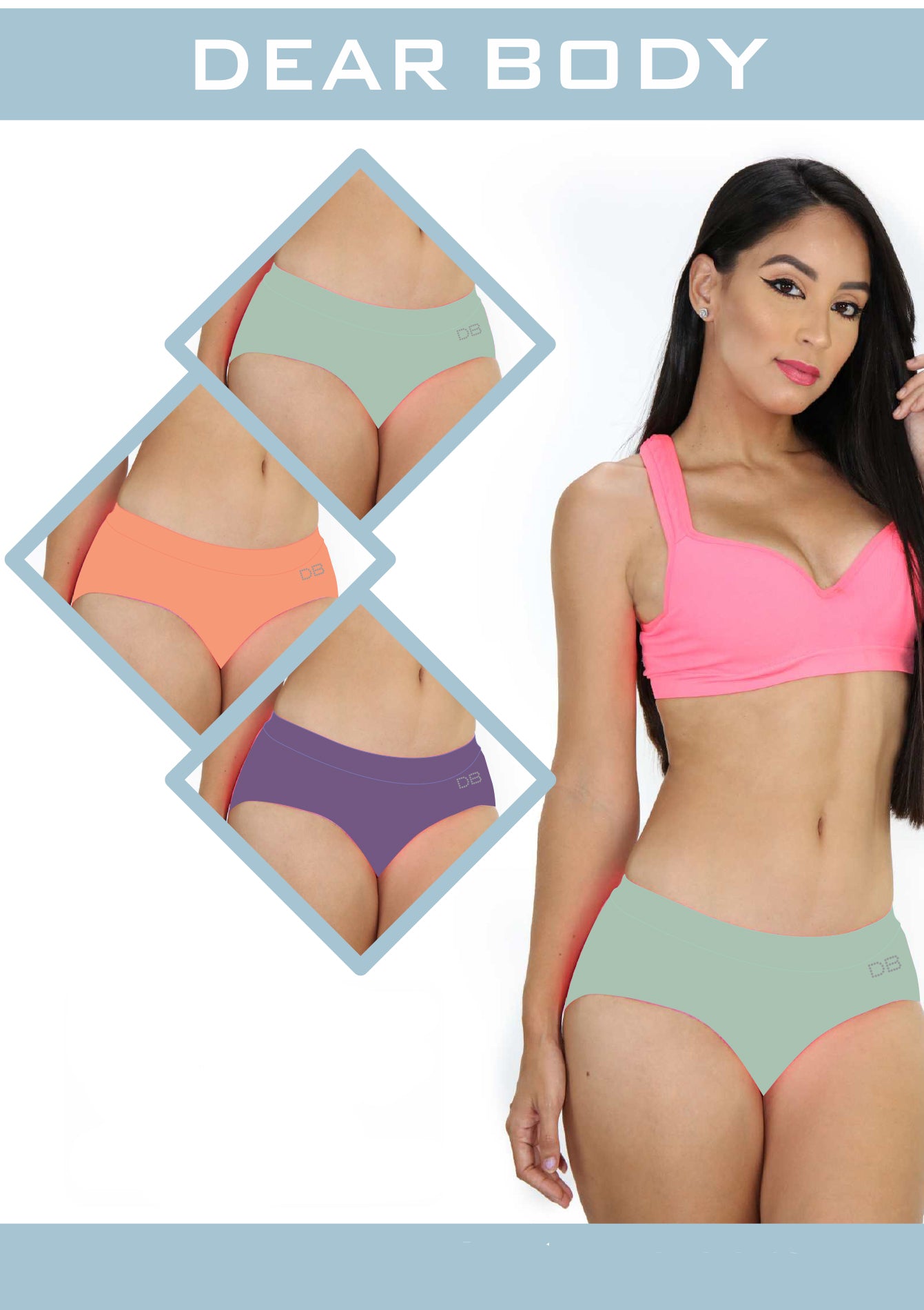 DB-6299 Hipster Cut by Dear Body