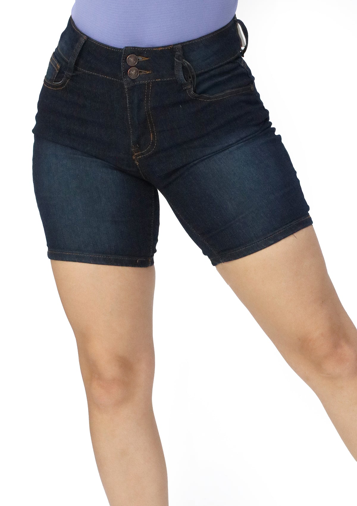 DJ-BG-421 Dark Denim Short Bermuda de Mujer