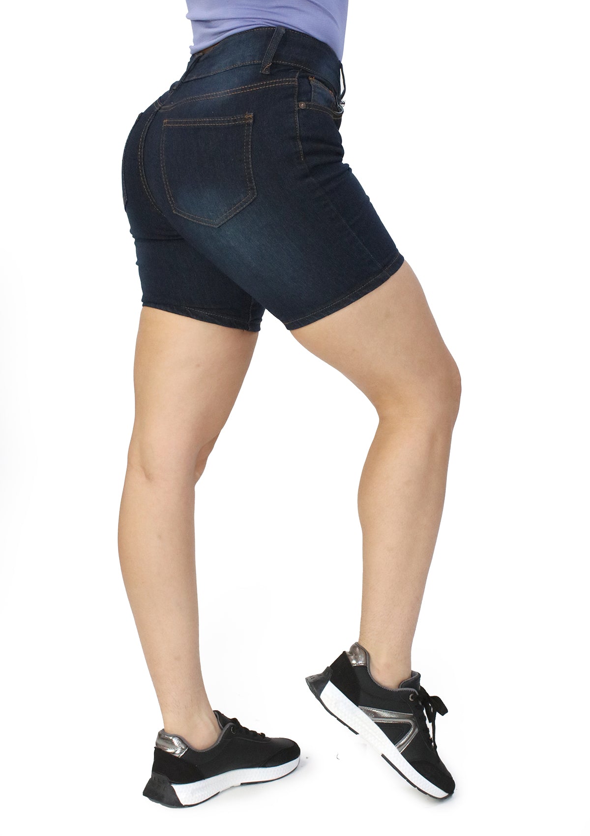 DJ-BG-421 Dark Denim Short Bermuda de Mujer