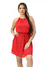 DN-A-2439D Red Traje de Mujer