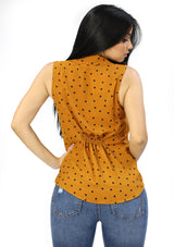 DN-A-3408-T Brown Blusa de Mujer