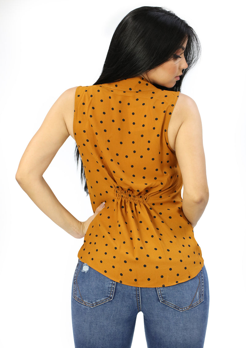 DN-A-3408-T Brown Blusa de Mujer