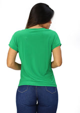 DNA-4409-T Green Blusa de Mujer