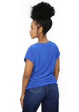 DNA-4409-T Blue Blusa de Mujer