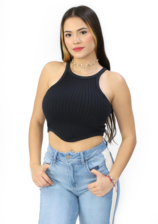 DY-1257 Black Top de Mujer