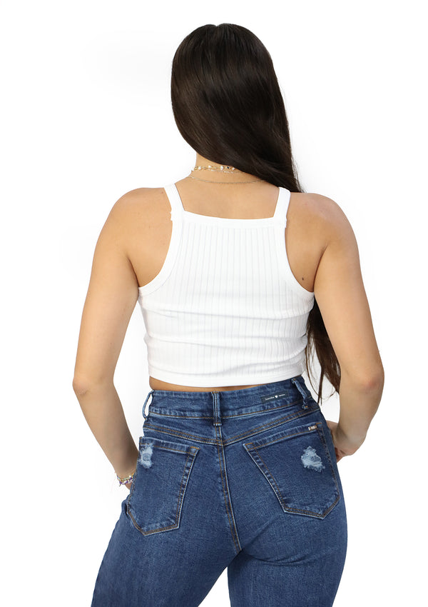 DY-1257 White Top de Mujer