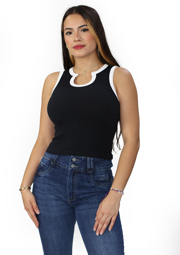 DY-1272 Black Top de Mujer