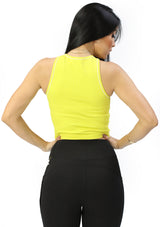 DY-1346 Yellow Top de Mujer