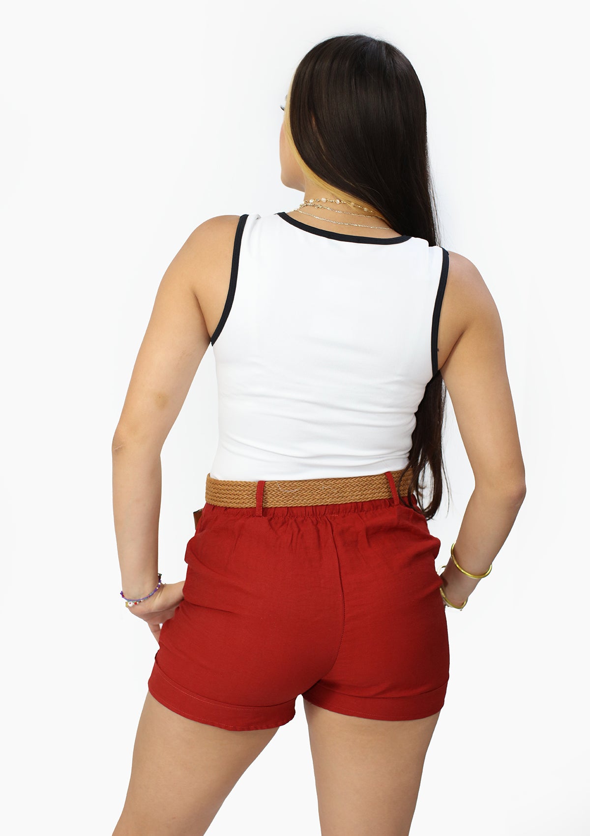 DY-1348 White Top de Mujer