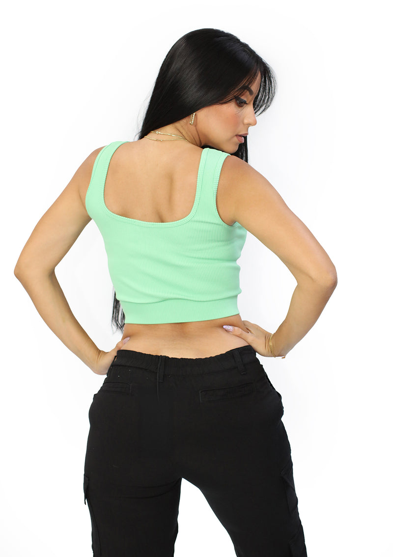 DY-2015 Green Top de Mujer