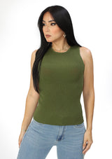 DZ-24-A340 Dark Olive Blusa de Mujer
