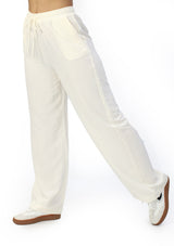 DZ-25-A895 Cream Pantalon de Mujer