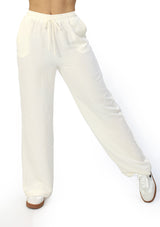 DZ-25-A895 Cream Pantalon de Mujer