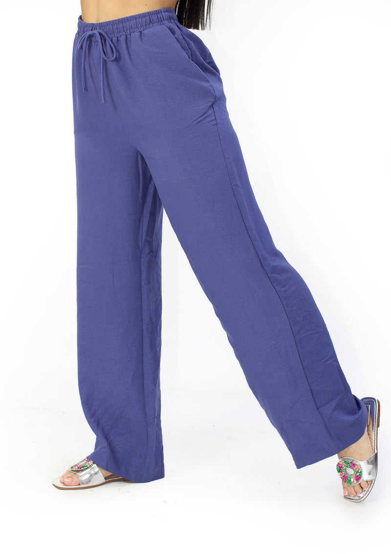 DZ-25-A895 Dusty Indigo Pantalon de Mujer