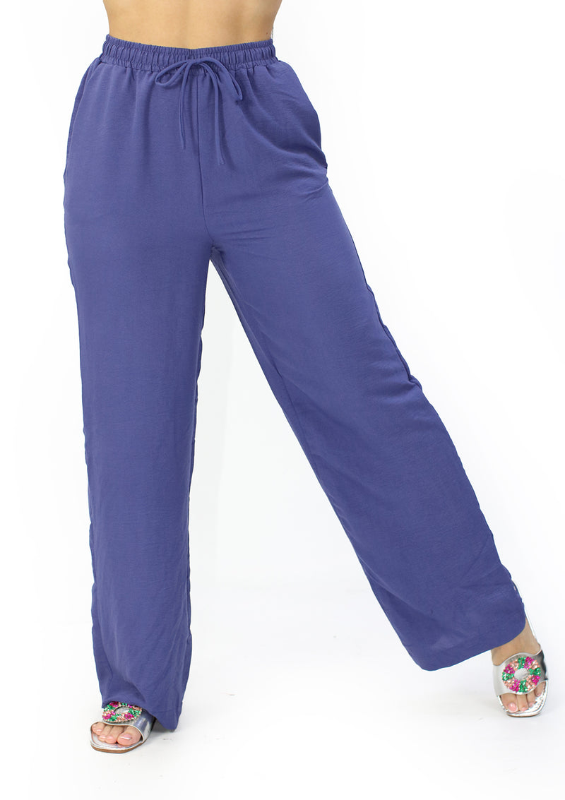DZ-25-A895 Dusty Indigo Pantalon de Mujer