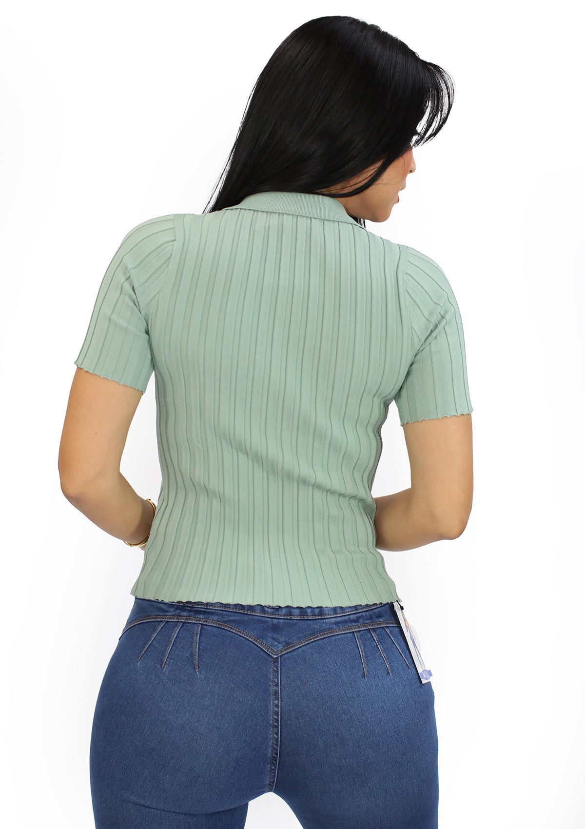 DZ-25-C246 Sage Green Blusa de Mujer
