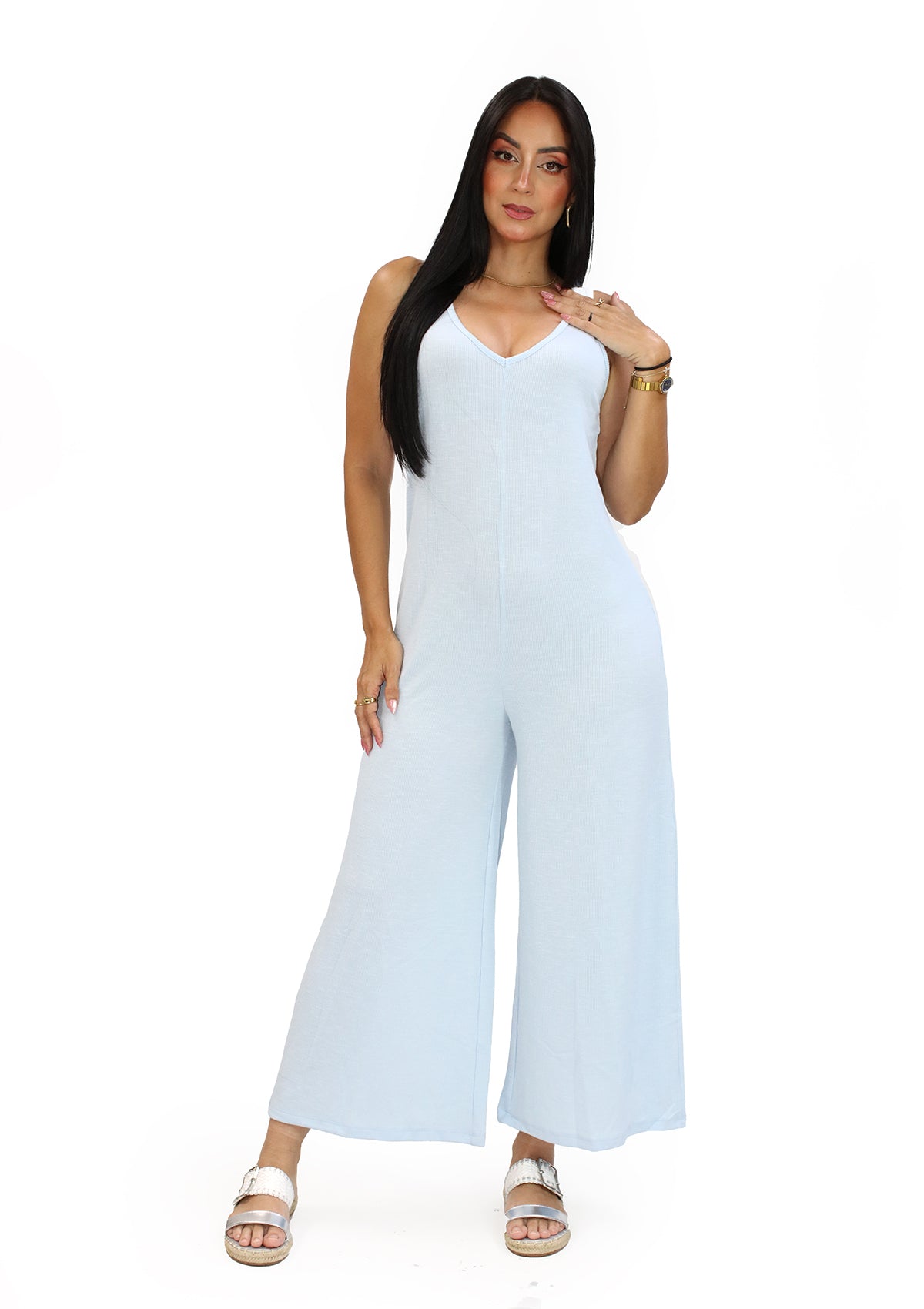 DZ-25-C805 Ice Blue Jumpsuit de Mujer
