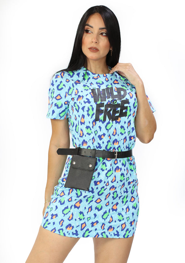 ES-D-066 Blue Traje de Mujer
