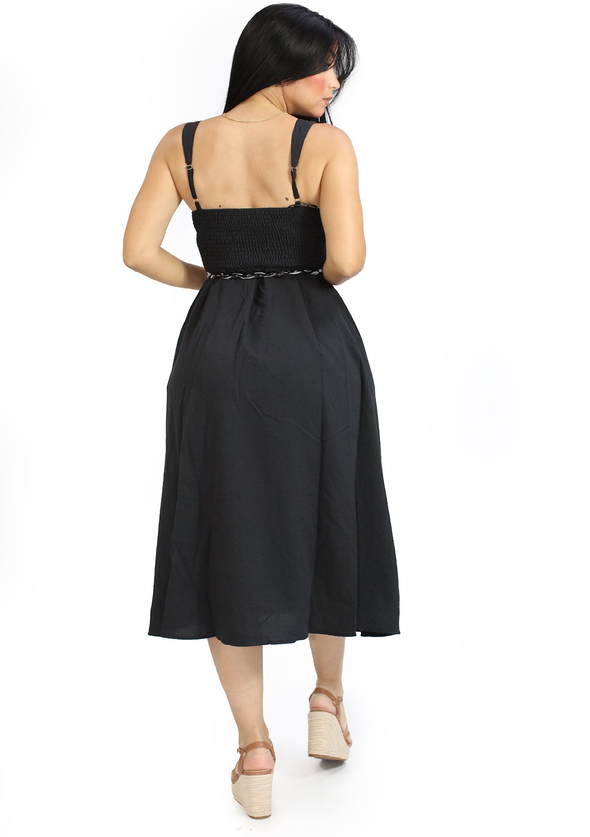 EV-B-6617-D Black Traje de Mujer