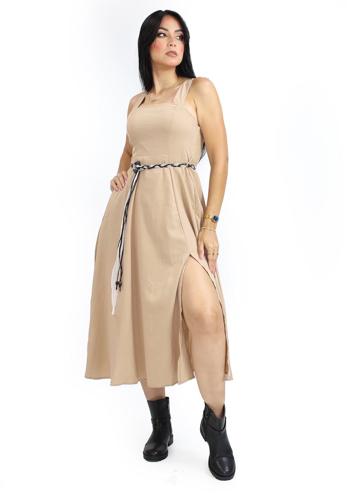 EV-B-6617-D Tan Traje de Mujer