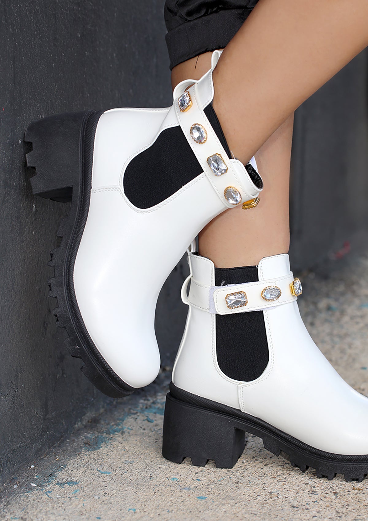 FL-PACIFIC-08 White Women Boots