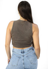 HF-25A-126 Charcoal Blusa de Mujer