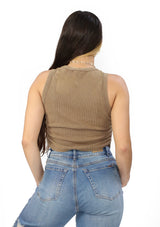 HF-25A-126 Mocha Blusa de Mujer