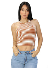 HF-25A-620 Tan Blusa de Mujer