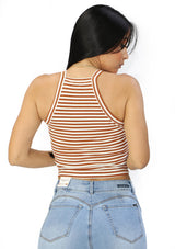 HF-25A-620 Tan Blusa de Mujer