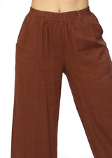 HF-25A-621 Chocolate Pantalon de Mujer