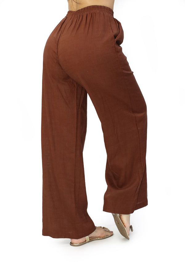 HF-25A621 Chocolate Pantalon de Mujer