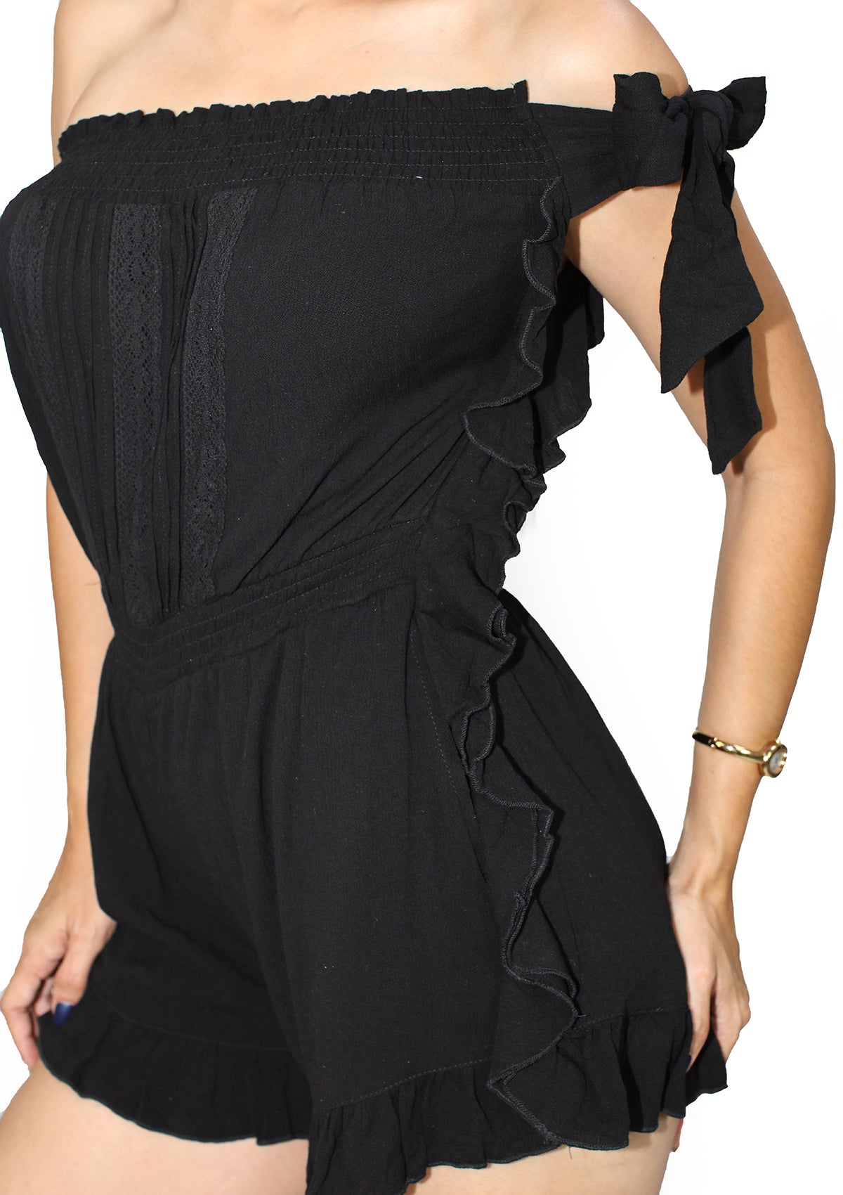 HF-25C-460 Black Romper de Mujer