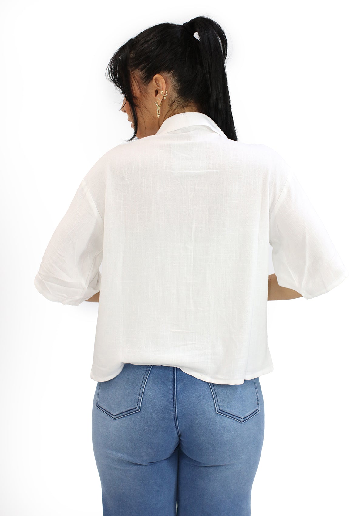 HF-25C-818 OffWhite Blusa de Mujer