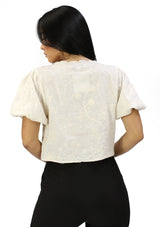 HF-26C-556D Cream Blusa de Mujer
