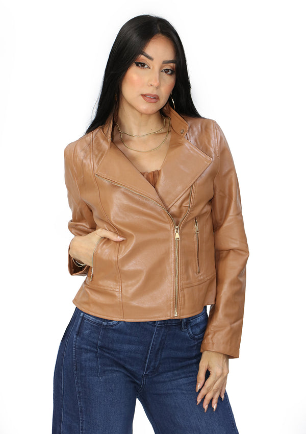 HM-J-20774 Camel Jacket de Mujer