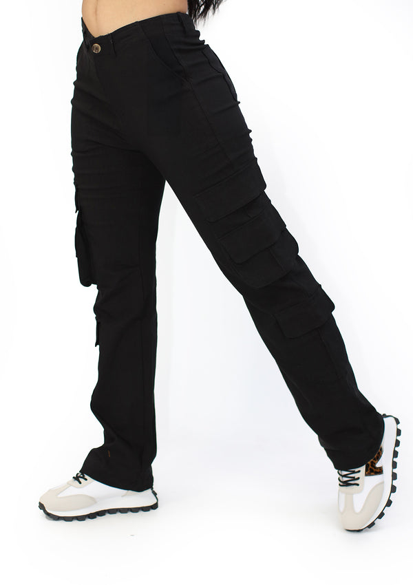 HM-P-40709 Black Pantalon de Mujer